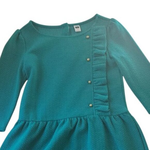 Janie and Jack Shimmer Dot Jacquard Dress Size 8 - Picture 2 of 5